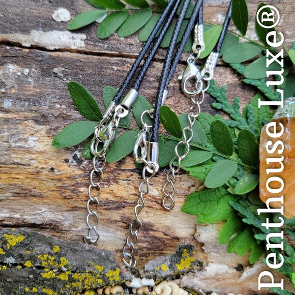 REAL Citrine Quartz Pendant Necklace - Picture 3 of 6